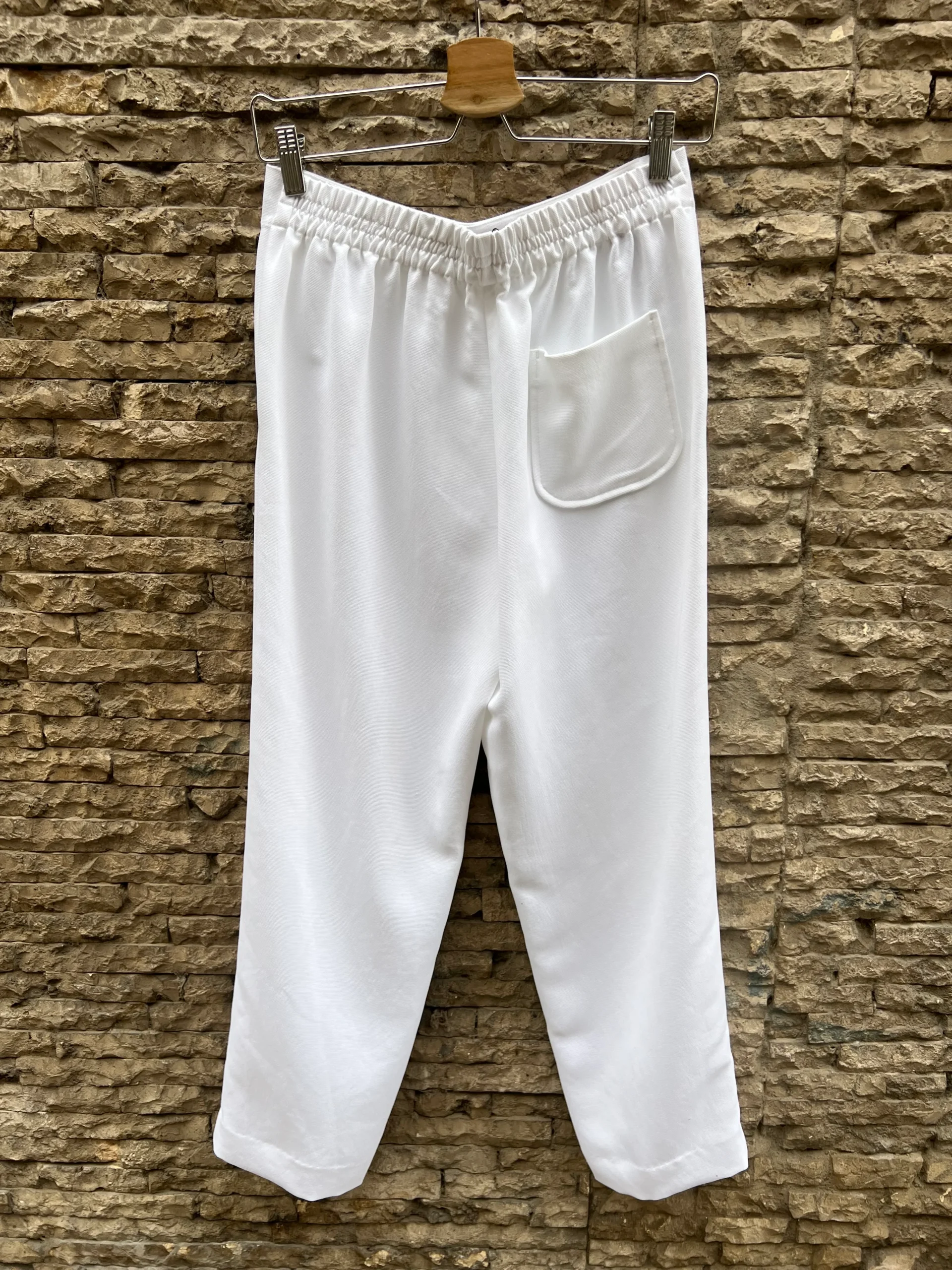 COMPTOIR DES COTONNIERS. Pantalón blanco fluido textura. T 34 - Imagen 4