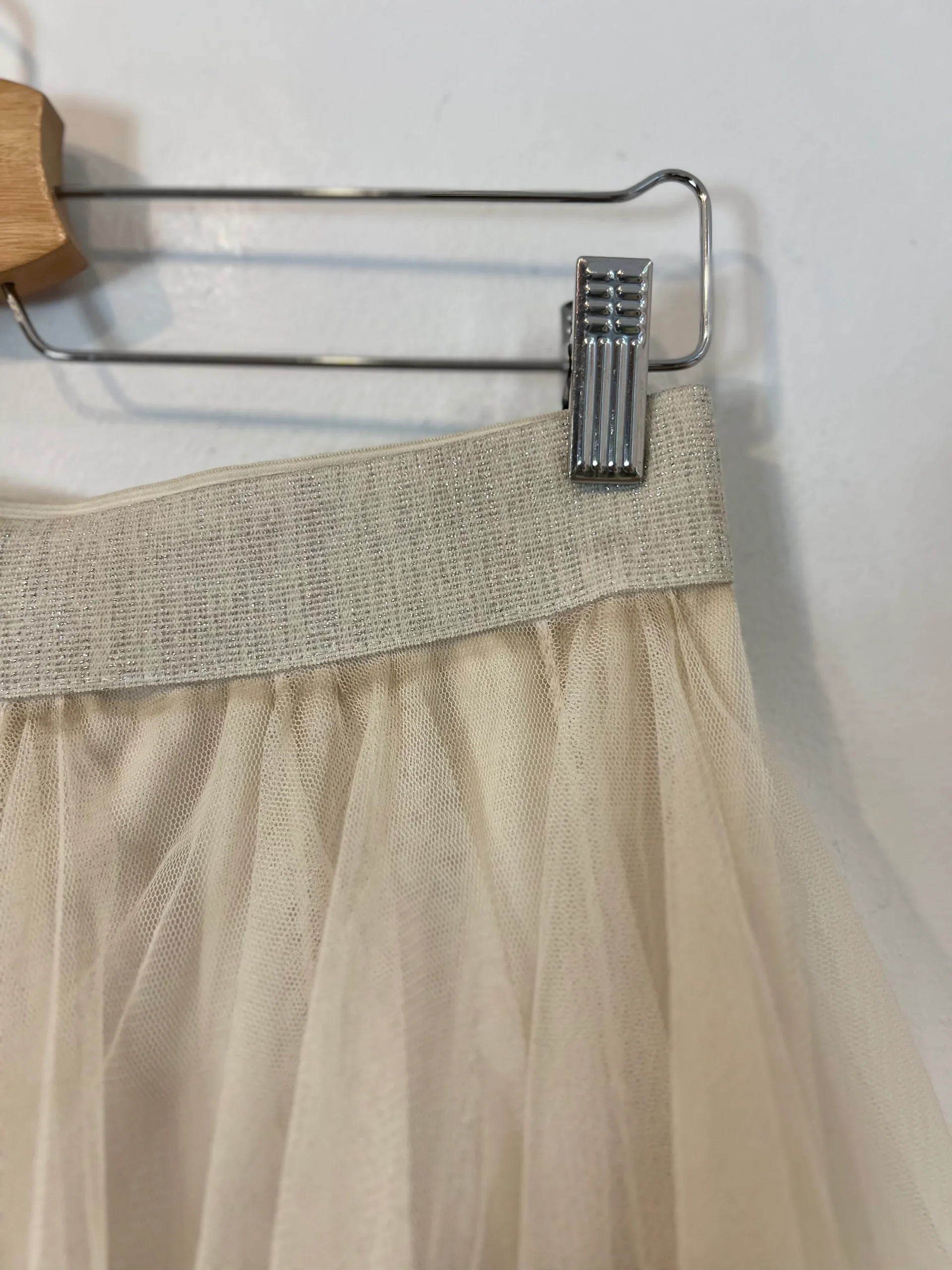 OTRAS. Falda tull beige TU(s/m) - Imagen 4