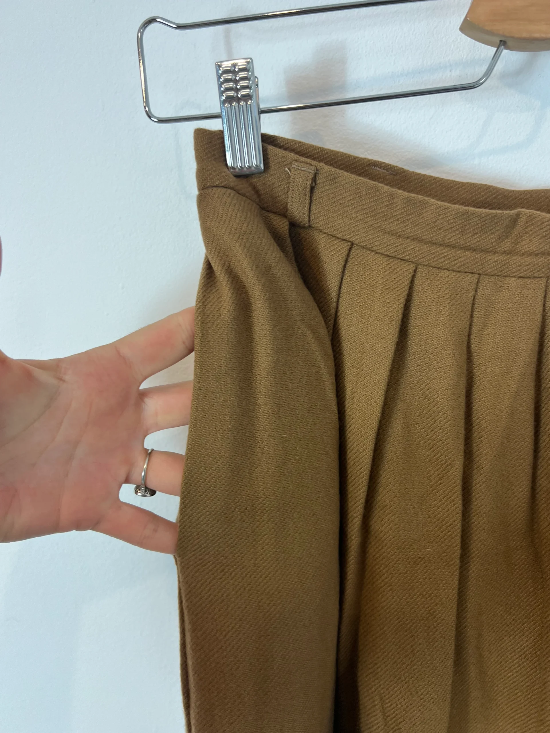 WINDSOR. Falda midi cashemre. T 38 (36) - Imagen 4