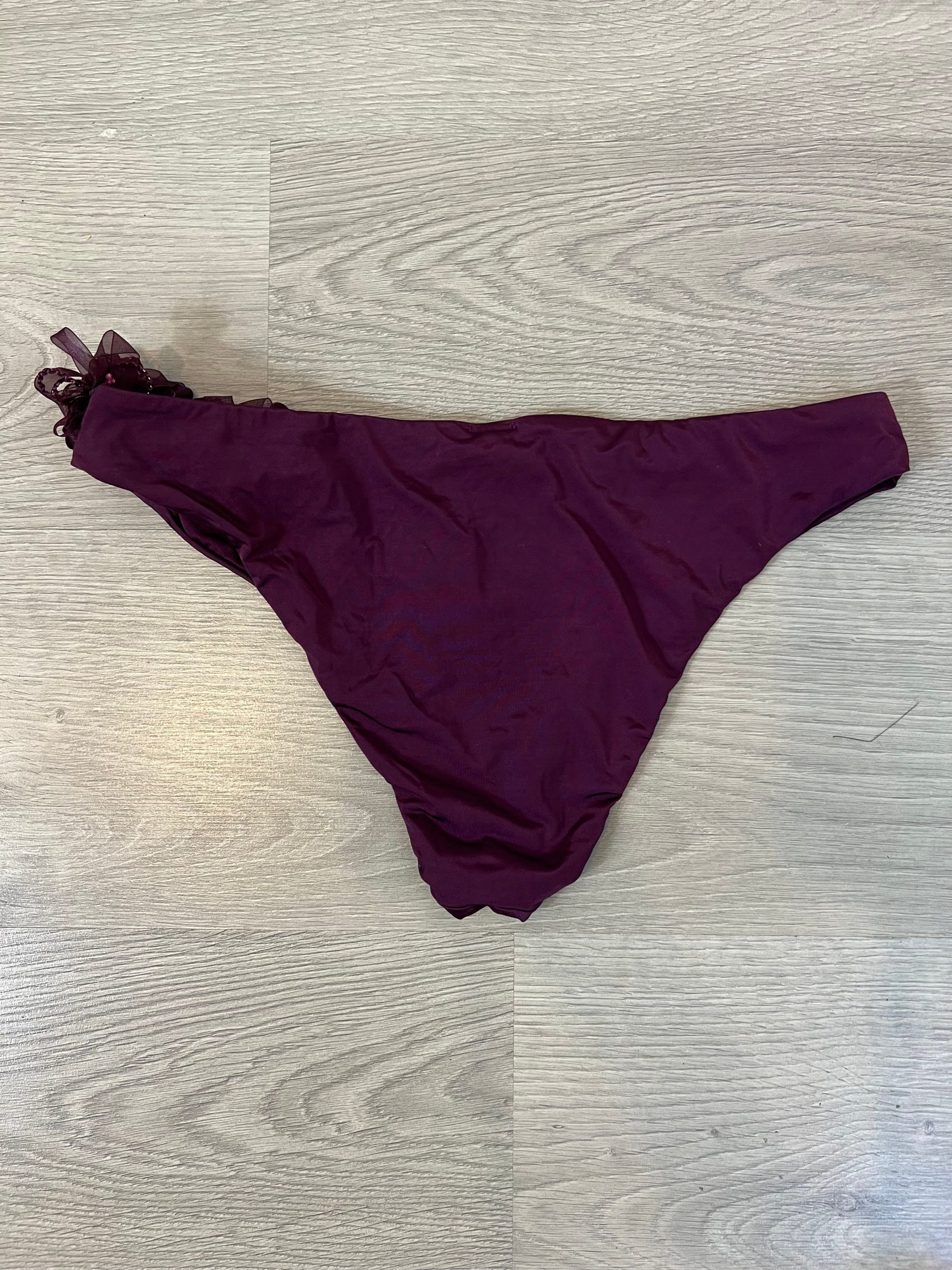 CALZEDONIA. Braguita bikini burdeos fluor T.l - Imagen 2