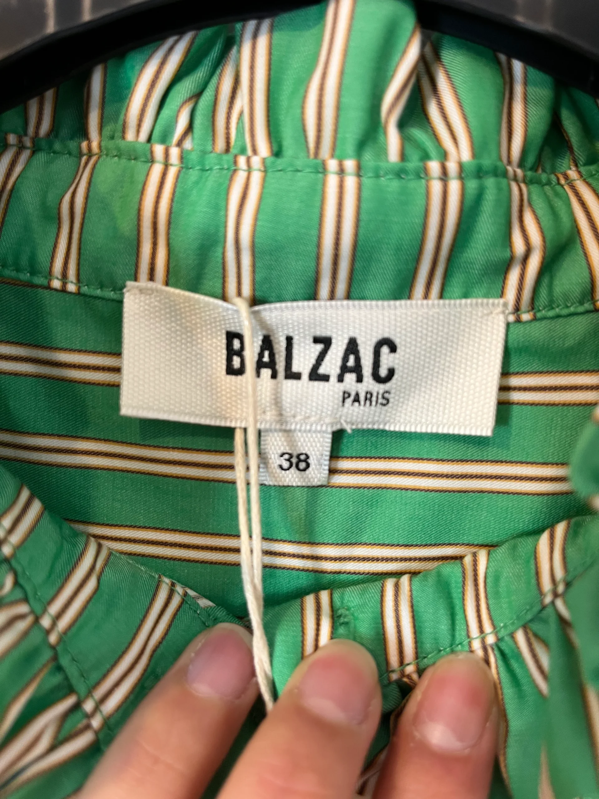 BALZAC PARÍS. Mono verde rayas T.38 - Imagen 5