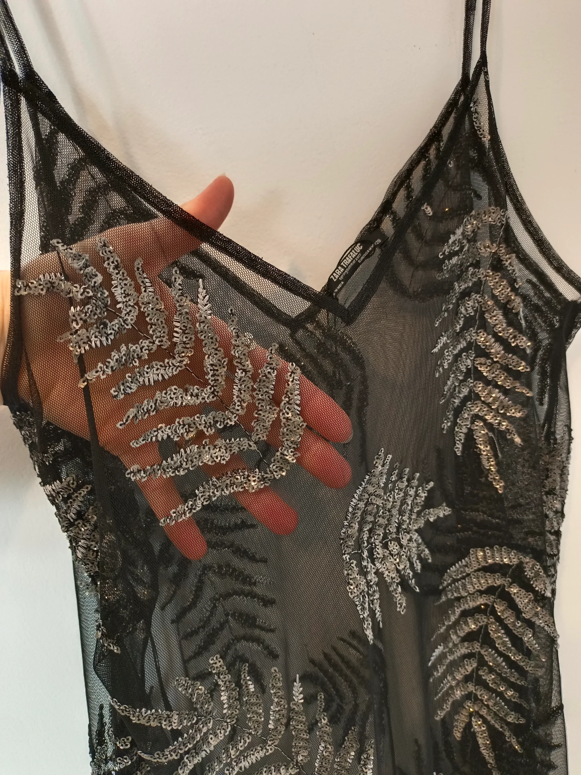 OTRAS. Vestido negro lentejuelas TU(s) - Imagen 3